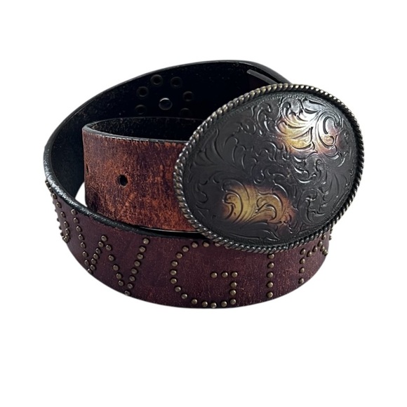 Nocona Girls Embellished Cowgirl Belt - Picture 1 of 13